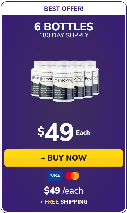 Memopryl six bottle order